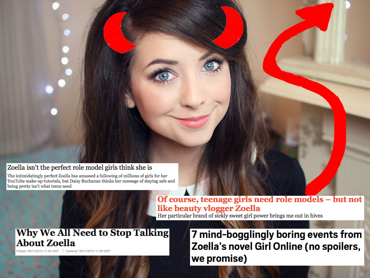 Pipe Down, Media: Zoella Isn't Yours to Slate for ...
